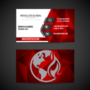 Business Card Design by Anthony