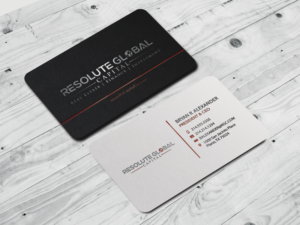 Business Card Design by Riz' for resolute global capital | Design #14001597