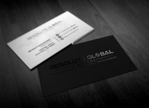 Business Card Design by Pointless Pixels India for resolute global capital | Design: #13989251
