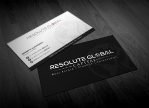 Business Card Design by Pointless Pixels India for resolute global capital | Design: #13989256