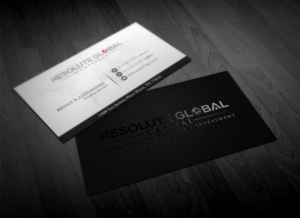 Business Card Design by Pointless Pixels India for resolute global capital | Design: #13989303