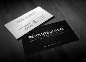 Business Card Design by Pointless Pixels India for resolute global capital | Design: #13989397