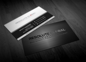 Business Card Design by Pointless Pixels India for resolute global capital | Design: #13989684