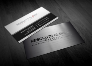 Business Card Design by Pointless Pixels India for resolute global capital | Design: #13989685