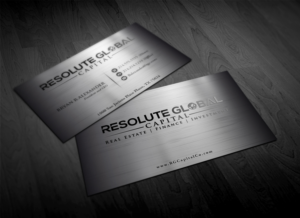 Business Card Design by Pointless Pixels India for resolute global capital | Design: #13990372
