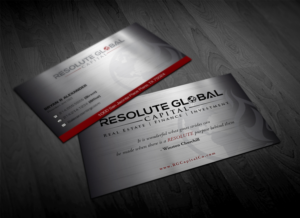 Business Card Design by Pointless Pixels India for resolute global capital | Design: #13990926