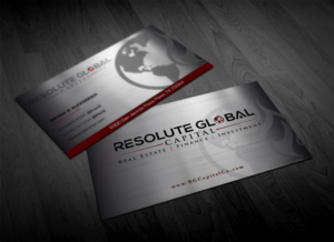 Business Card Design by Pointless Pixels India for resolute global capital | Design: #13992789