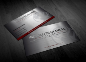 Business Card Design by Pointless Pixels India for resolute global capital | Design: #13993847