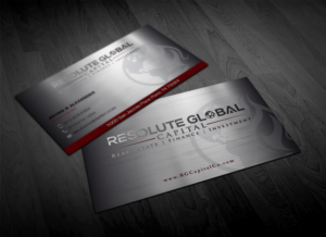 Visitenkarten-Design von Pointless Pixels India für resolute global capital | Design: #14031908