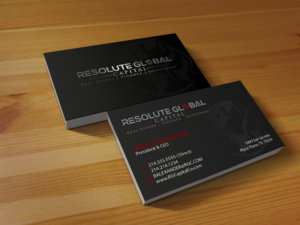 Business Card Design by Creations Box 2015 for resolute global capital | Design: #14006384