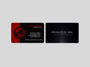 Business Card Design by Creations Box 2015 for resolute global capital | Design: #14008735