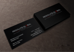 Business Card Design by Creations Box 2015 for resolute global capital | Design: #14009479