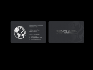 Business Card Design by Creations Box 2015 for resolute global capital | Design: #14020864