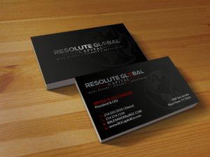 Business Card Design by Creations Box 2015 for resolute global capital | Design: #14020867
