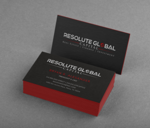 Business Card Design by HYPdesign for resolute global capital | Design: #13994771