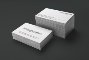 Visitenkarten-Design von Brand aid für resolute global capital | Design: #14025288