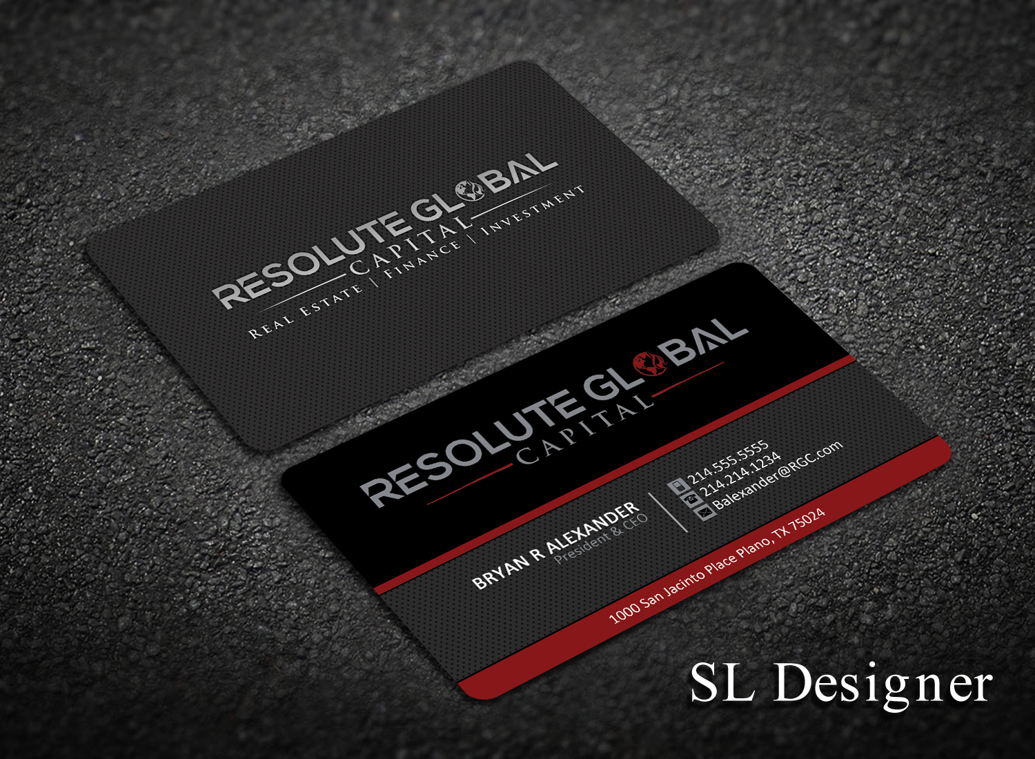 Business Card Design by SL Designer for resolute global capital | Design #13990162