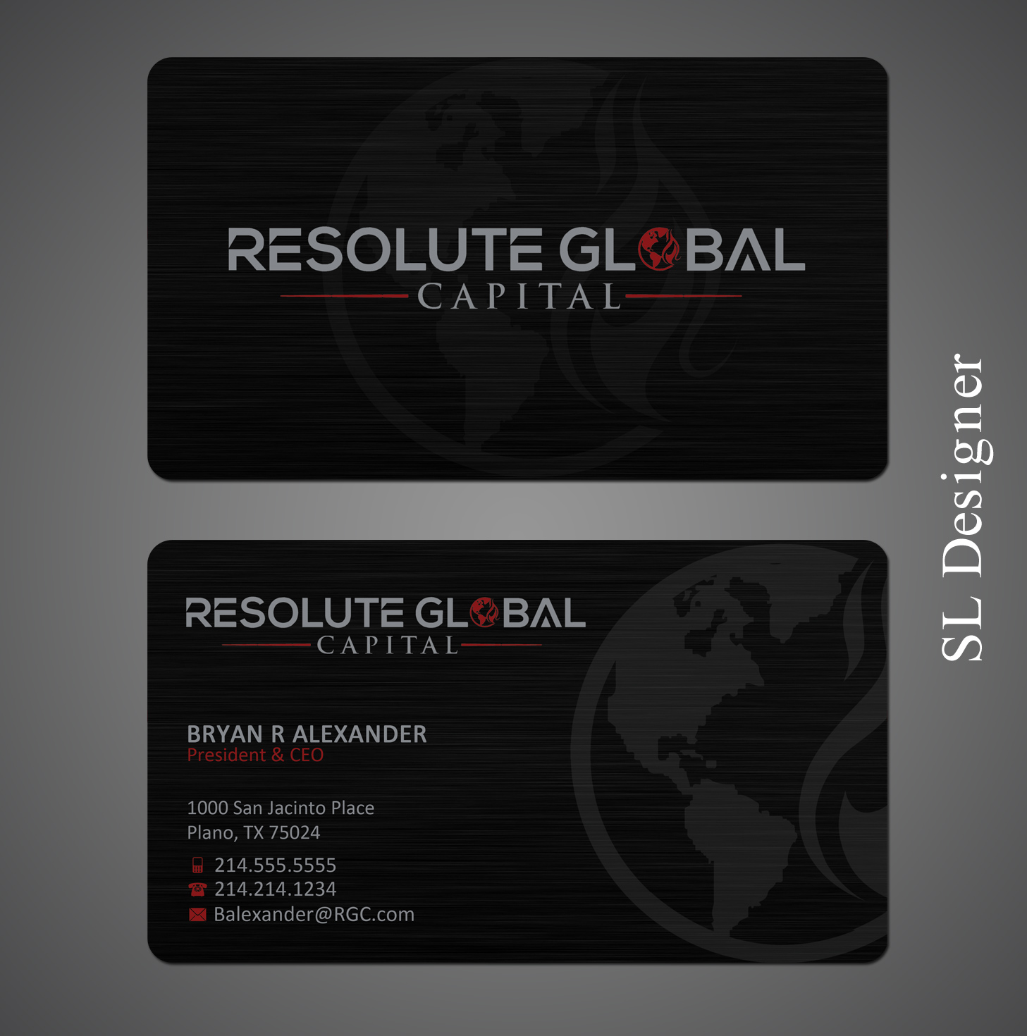 Design de Carte de Visite par SL Designer pour resolute global capital | Design #13990163