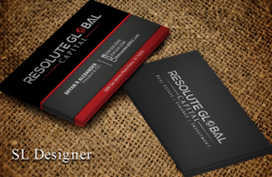 Business Card Design by SL Designer for resolute global capital | Design: #13990165