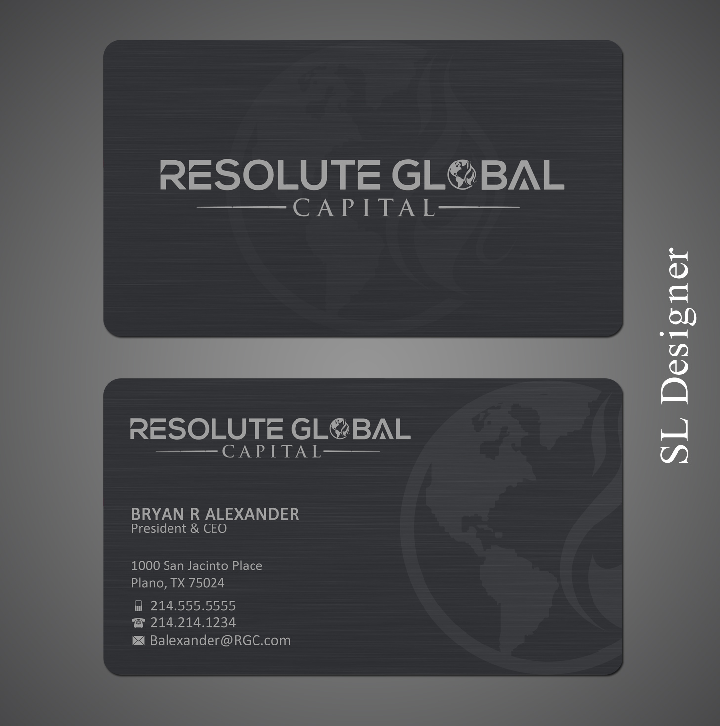 Design de Carte de Visite par SL Designer pour resolute global capital | Design #13991728