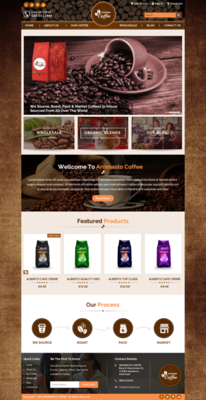 enjoying drinking quality coffee  | Web Design by Sbss