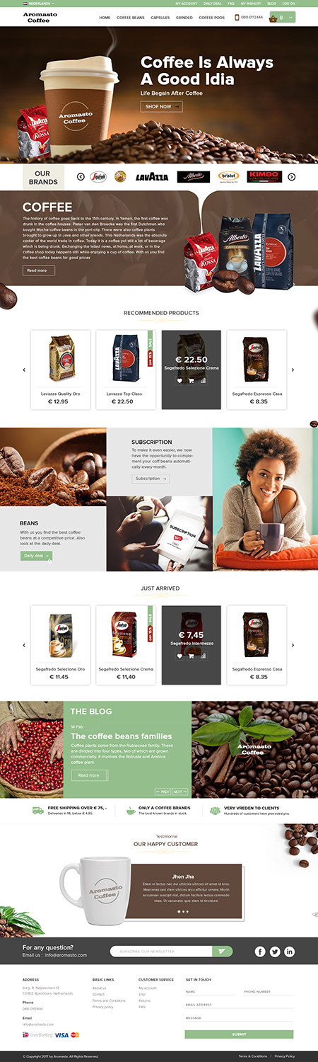Diseño Web por e2developers para The Dutch Webshop Group | Diseño #14099954