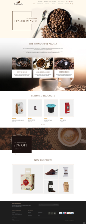 enjoying drinking quality coffee  | Web Design by Nuepine Designs