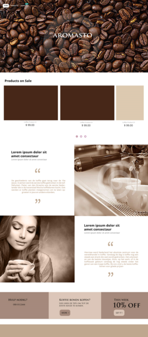 Diseño Web por betablocker para The Dutch Webshop Group | Diseño: #14021786