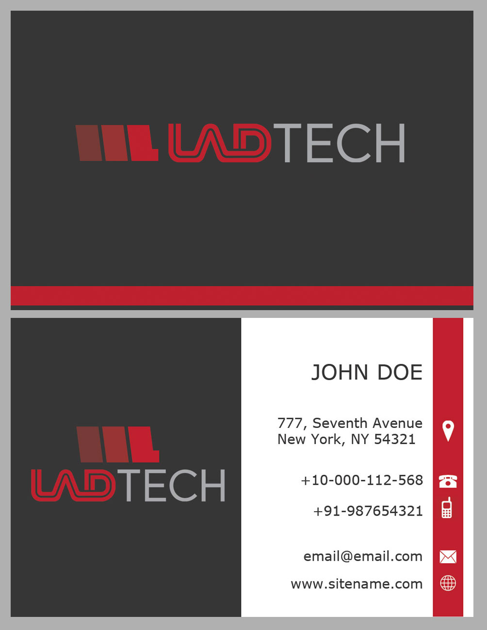 Business Card Design by Tariq Shamim for Ladtech Ltd | Design #2574849