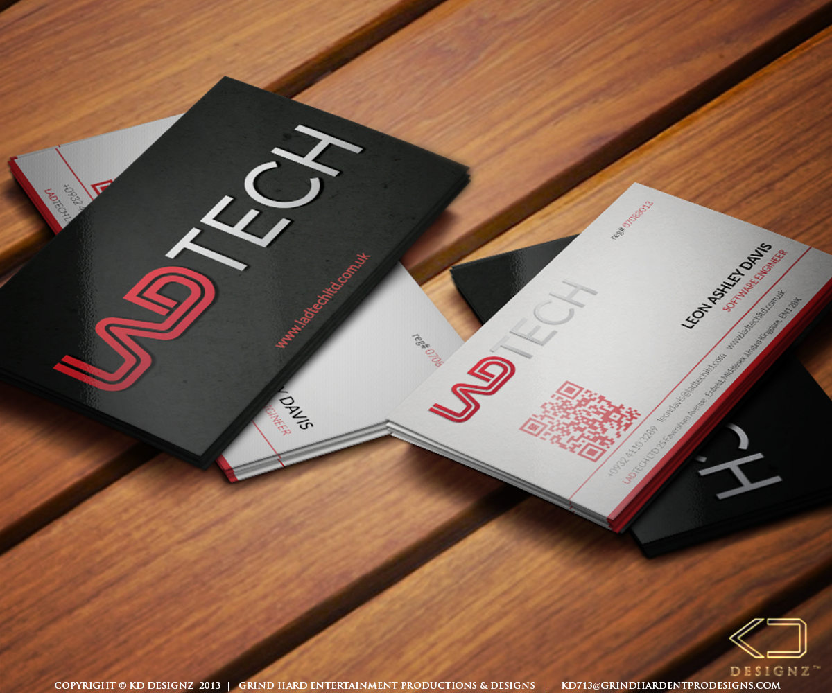 Business Card Design by KD Designz for Ladtech Ltd | Design #2568594
