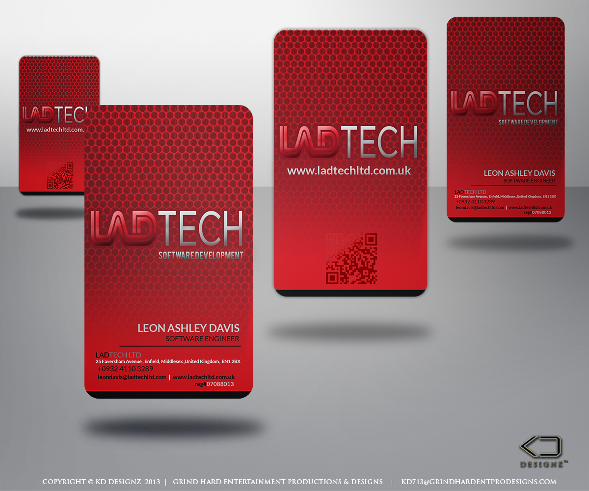 Business Card Design by KD Designz for Ladtech Ltd | Design #2569904