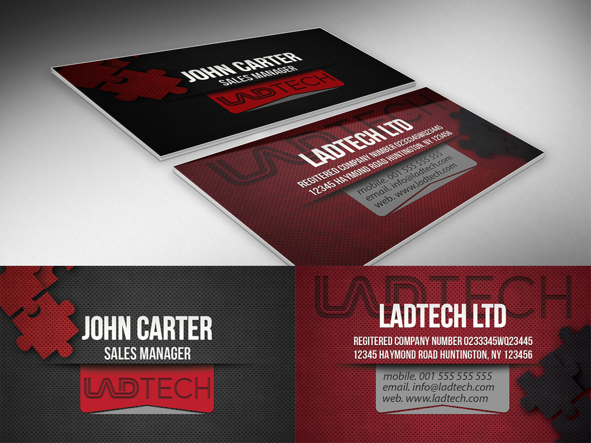 Business Card Design by vendelin design for Ladtech Ltd | Design #2510929