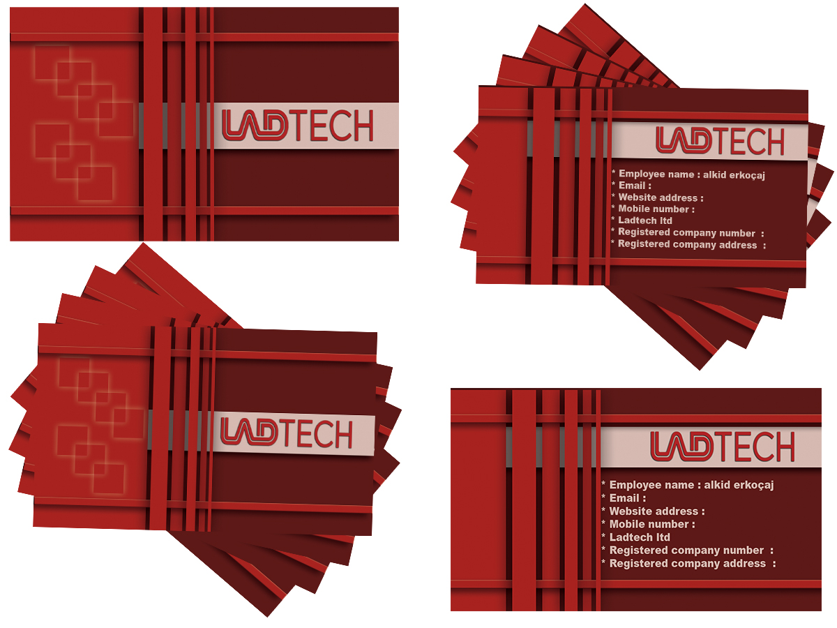Business Card Design by Alkid Erkoçaj for Ladtech Ltd | Design #2606144