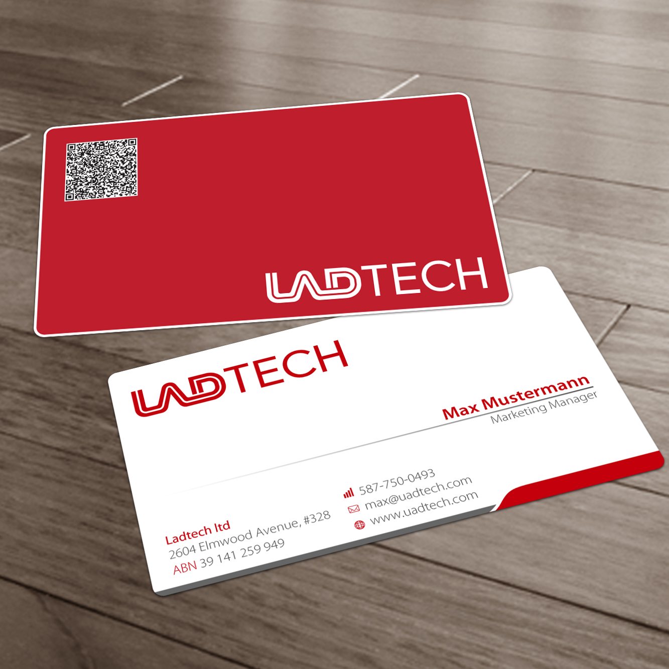 Business Card Design by Nila for Ladtech Ltd | Design #2534626