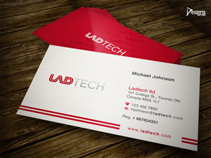 Visitenkarten-Design von DesignsTRIBE für Ladtech Ltd | Design: #2505763