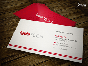 Visitenkarten-Design von DesignsTRIBE für Ladtech Ltd | Design: #2506972