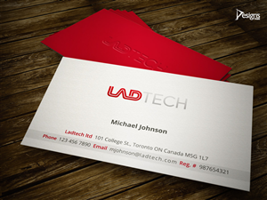 Visitenkarten-Design von DesignsTRIBE für Ladtech Ltd | Design: #2540667