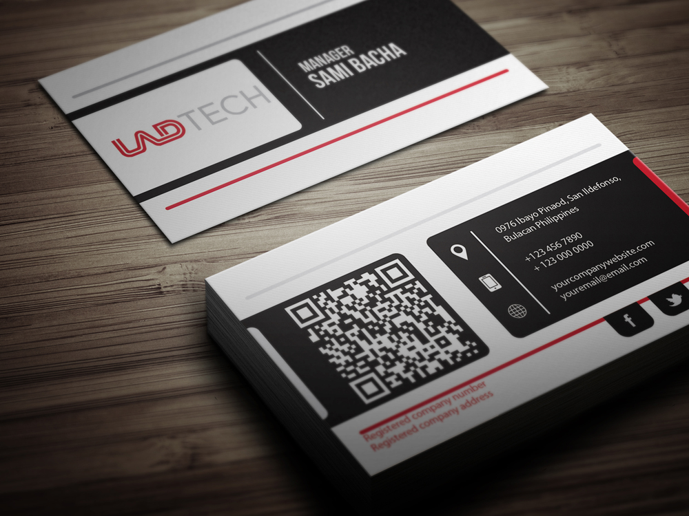 Business Card Design by bachir7 for Ladtech Ltd | Design #2562257
