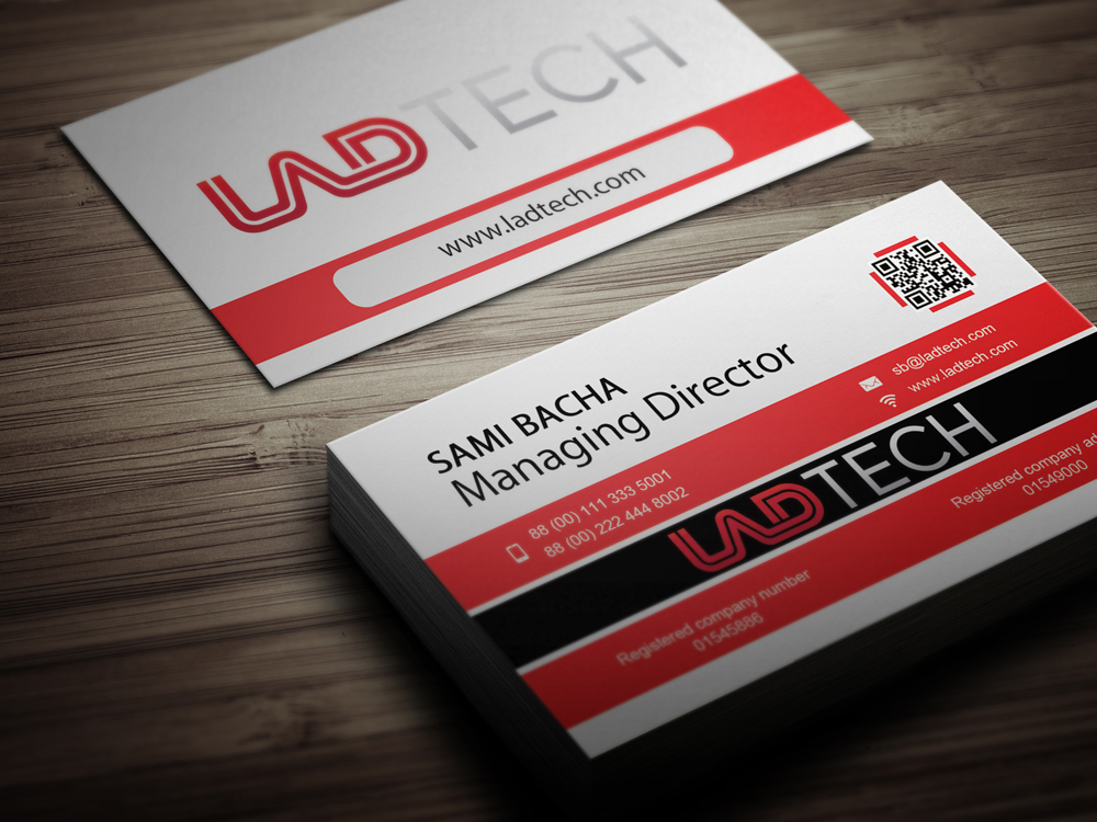Business Card Design by bachir7 for Ladtech Ltd | Design #2570485