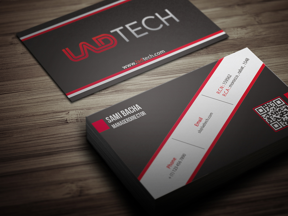 Business Card Design by bachir7 for Ladtech Ltd | Design #2570620