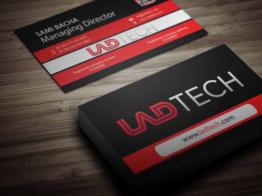 Business Card Design by bachir7 for Ladtech Ltd | Design #2570668
