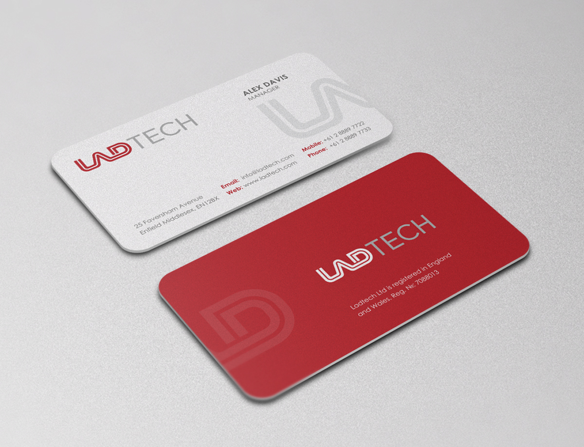 Business Card Design by logodentity for Ladtech Ltd | Design #2505069