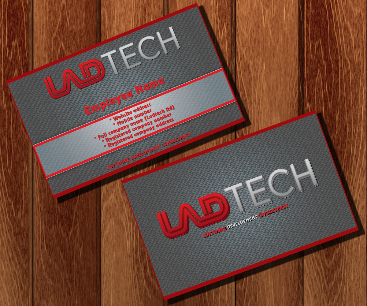 Business Card Design by russyiddin for Ladtech Ltd | Design #2611385