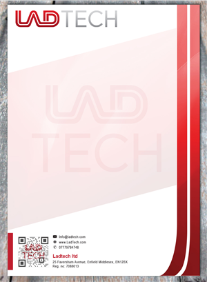 Ladtech Letter head | Diseño de Membrete por MT