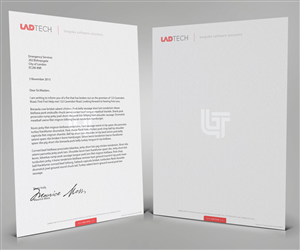 Ladtech Letter head | Diseño de Membrete por Cheeky Creative