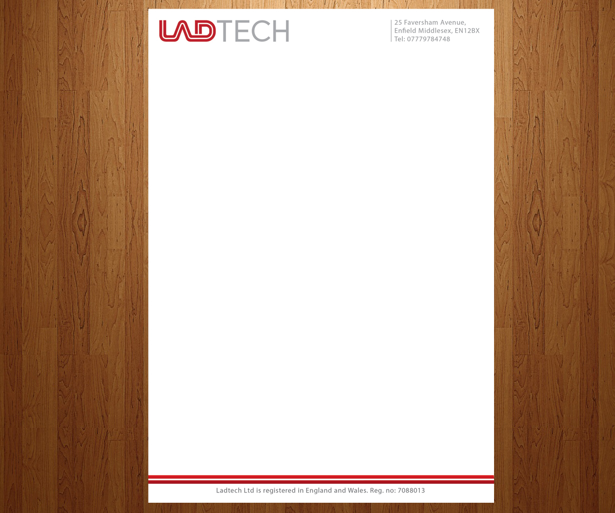 Briefkopf-Design von Anna  für Ladtech Ltd | Design #2614392