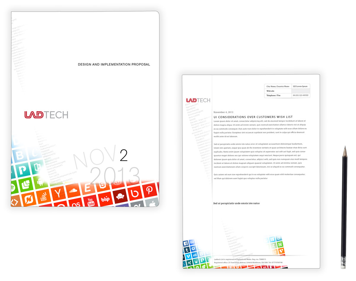 Letterhead Design by Neoguy for Ladtech Ltd | Design #2611240