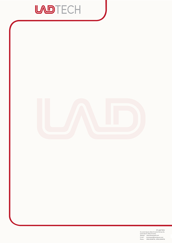 Briefkopf-Design von Sunrise It Care für Ladtech Ltd | Design #2531726