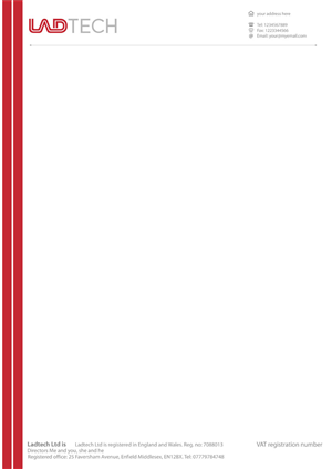 Briefkopf-Design von nurmania für Ladtech Ltd | Design: #2563732