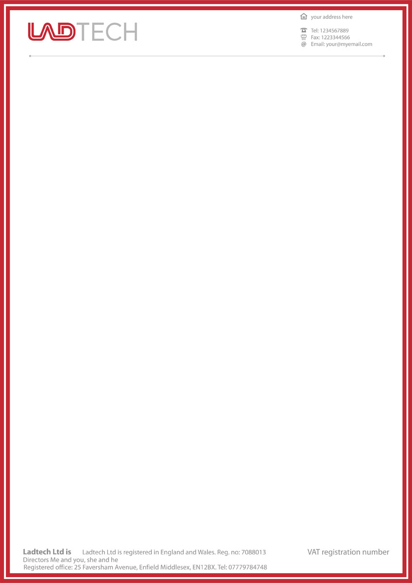 Briefkopf-Design von nurmania für Ladtech Ltd | Design #2563735